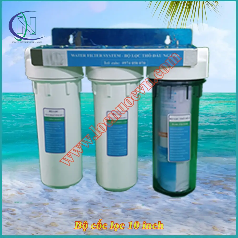Bộ lọc thô 3 cấp 10 inch